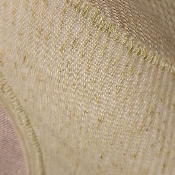 Zenergy by chicos lime green/white 3/4 sleeve round neck size large (chicos 2) - Picture 4 of 8